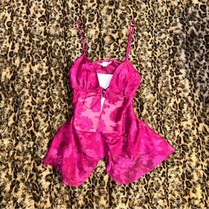 Victoria’s Secret Pink Floral Lace Lingerie Dress